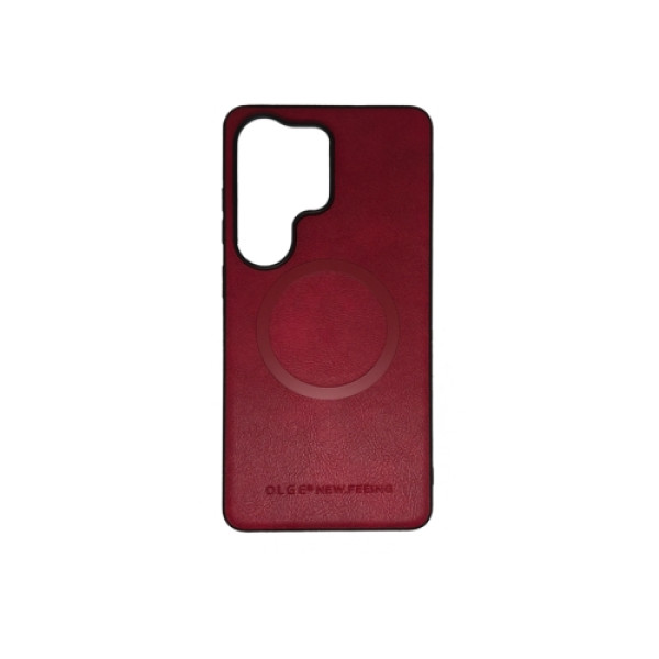 Silikonska futrola OLGE Magnetic New Feeing Samsung S26 Ultra CRVENA