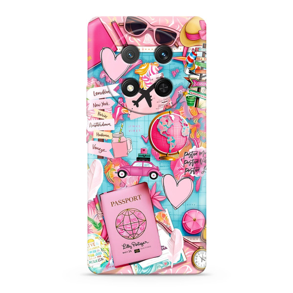 Futrola ULTRA TANKI PRINT CLEAR za Honor X9C/Magic 7 lite SP029