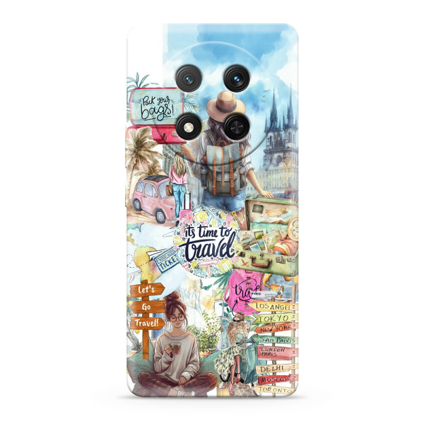 Futrola ULTRA TANKI PRINT CLEAR za Honor X9C/Magic 7 lite SP031