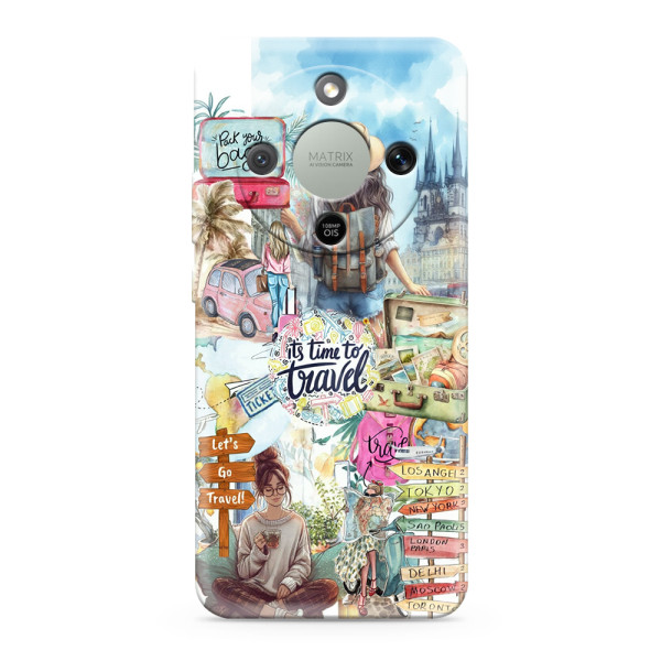 Futrola ULTRA TANKI PRINT CLEAR za Honor X9D/Magic 8 lite SP031