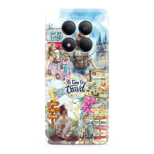 Futrola ULTRA TANKI PRINT CLEAR za Xiaomi Redmi Note 15 Pro 4G SP031