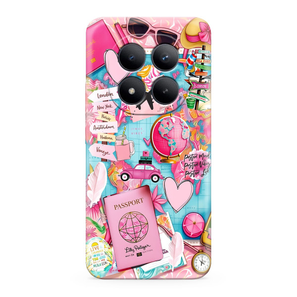 Futrola ULTRA TANKI PRINT CLEAR za Xiaomi Redmi Note 15 Pro 5G SP029