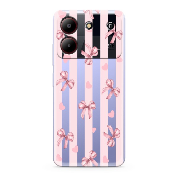 Futrola ULTRA TANKI PRINT CLEAR za ZTE Blade A54 SP006