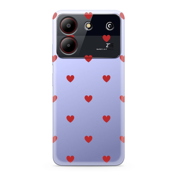 Futrola ULTRA TANKI PRINT CLEAR za ZTE Blade A54 SP013