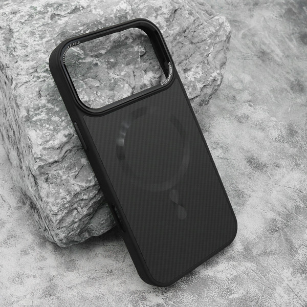 Futrola CARBON MagSafe za iphone 17 Pro Max (6.9) crna (big camera)