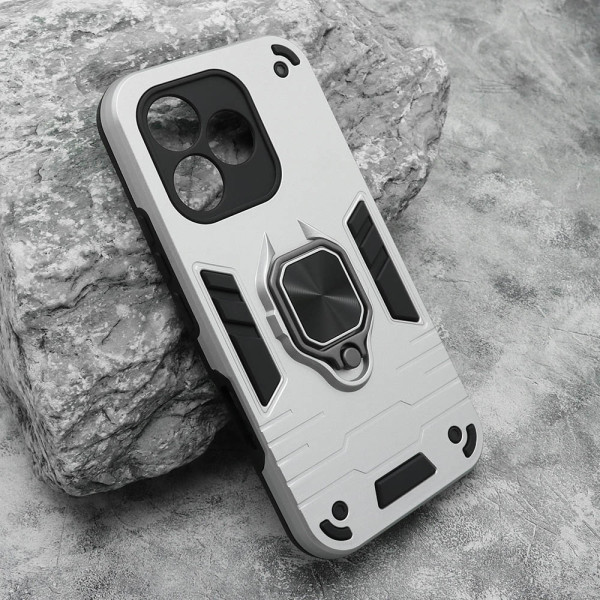 Futrola Square ring za Honor 600 Lite siva