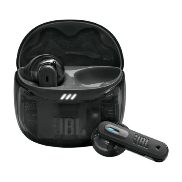 JBL TUNE FLEX 2 GHOST CRNE  BT SLUSALICE sa ANC