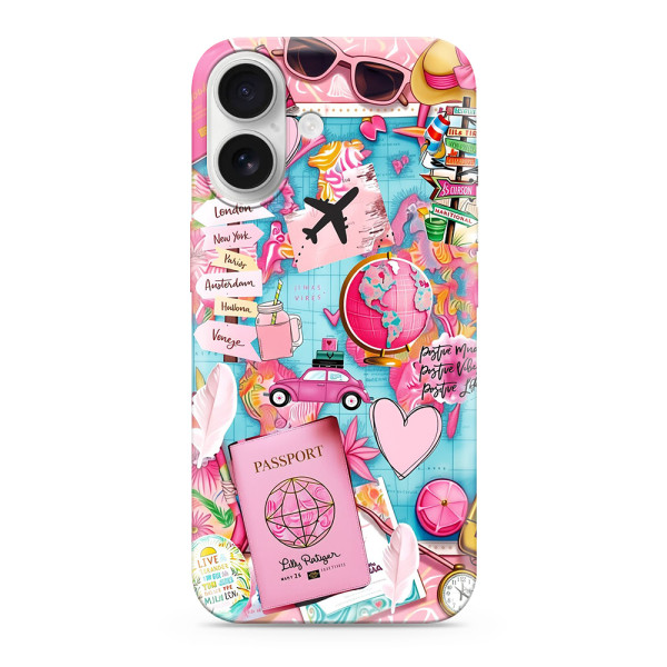 Futrola ULTRA TANKI PRINT CLEAR za iPhone 16 (6.1) SP029