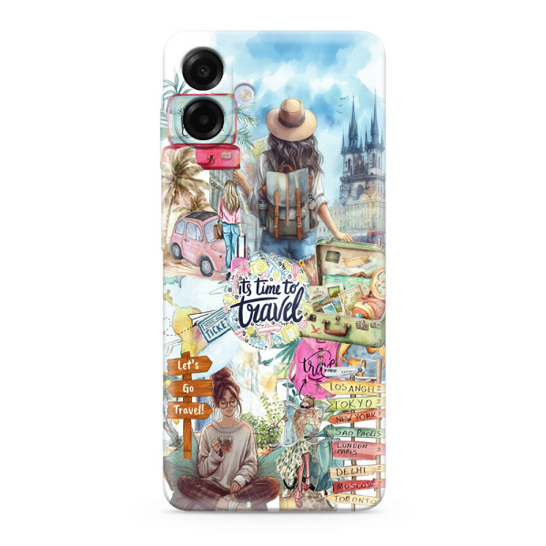 Futrola ULTRA TANKI PRINT CLEAR za Samsung A075F Galaxy A07 SP031
