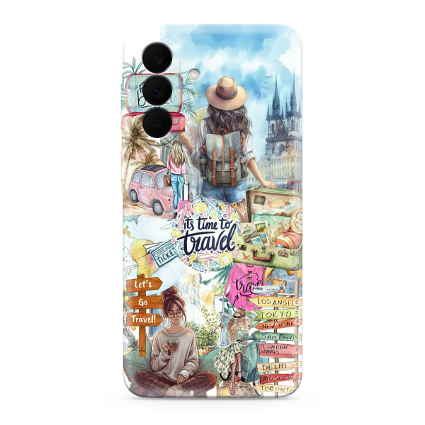 Futrola ULTRA TANKI PRINT CLEAR za Samsung A376B Galaxy A37 5G SP031