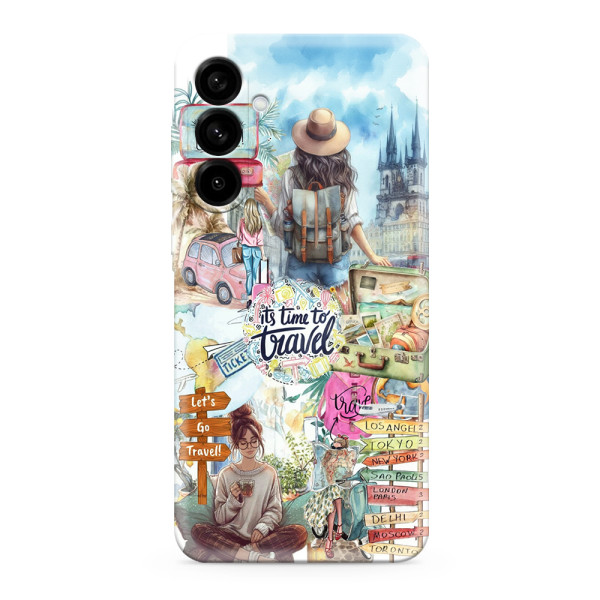 Futrola ULTRA TANKI PRINT CLEAR za Samsung A566B Galaxy A56 5G SP031