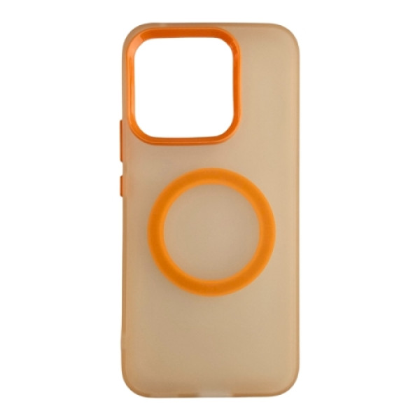Silikonska futrola Magsafe FLURO COLOR Honor 600 Lite NARANDŽASTA