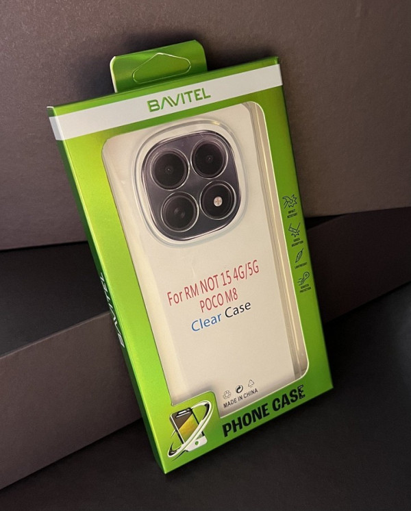 Xiaomi Note 15 Bavitel zaštitna maska transparent