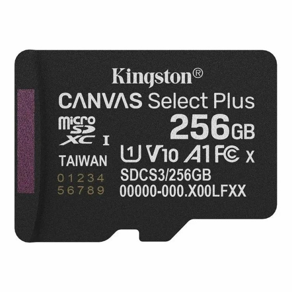 Kingston Micro SD 256GB Canvas Select Plus SDCS3