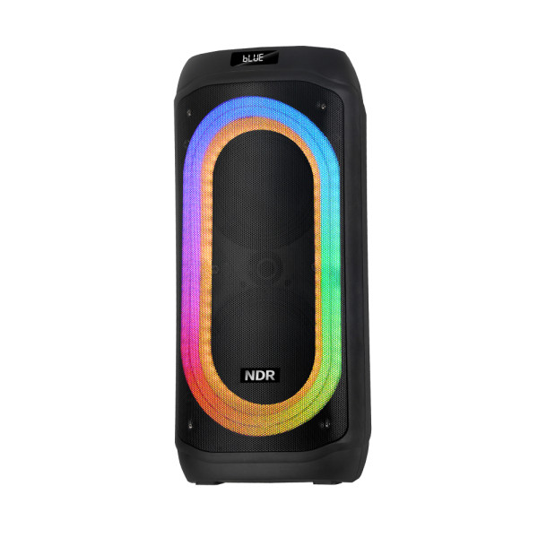 Zvucnik bluetooth NDR-818 60W 2*8 inca sa dva mikrofona crni