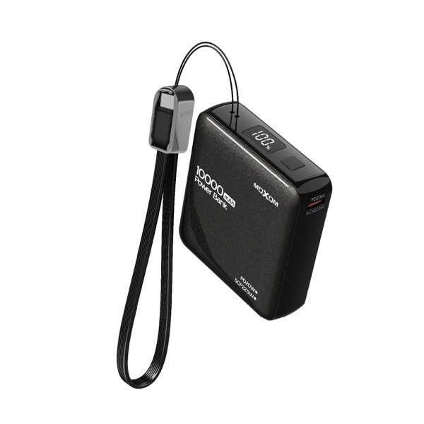 Power Bank Moxom MX-PB162 Mini Cookie PD20W + SCP22.5W 10000mAh crni