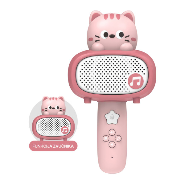 Mikrofon bluetooth 11252 maca roze