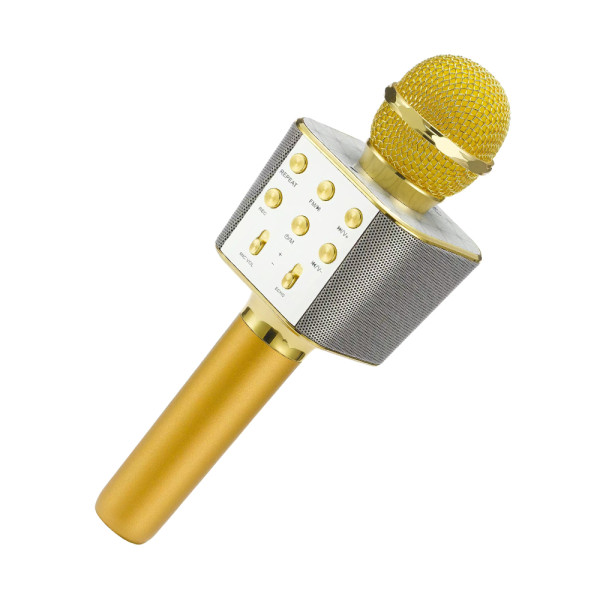 Mikrofon bluetooth WS-1688 zlatni