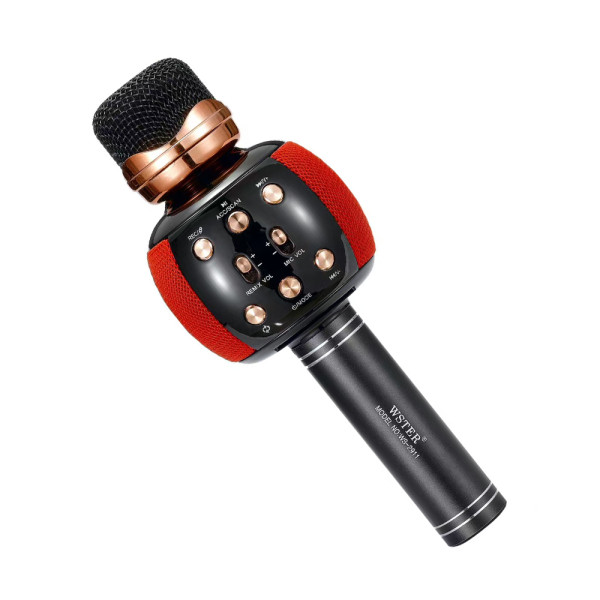 Mikrofon bluetooth WS-2911 crno-crveni