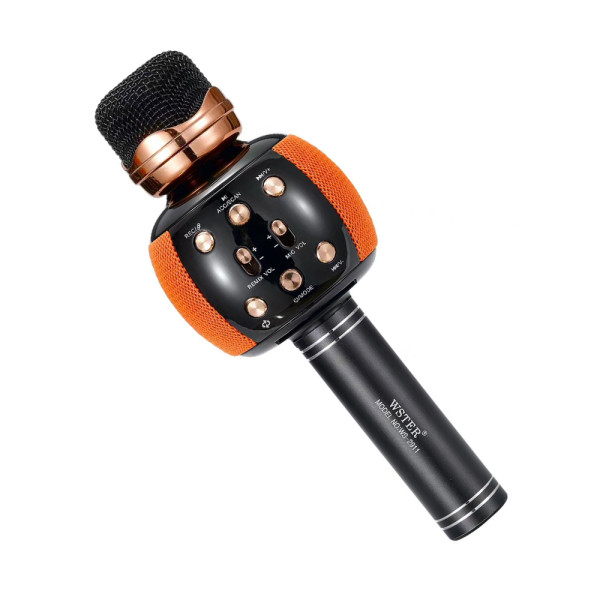 Mikrofon bluetooth WS-2911 crno-narandzasti