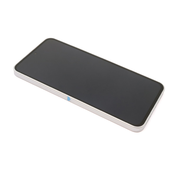 LCD za Samsung A366B Galaxy A36 5G + touchscreen + frame white/gray Full ORG EU (GH82-36841B)