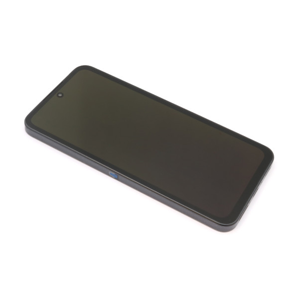 LCD za Samsung A376B Galaxy A37 + touchscreen + frame black OLED