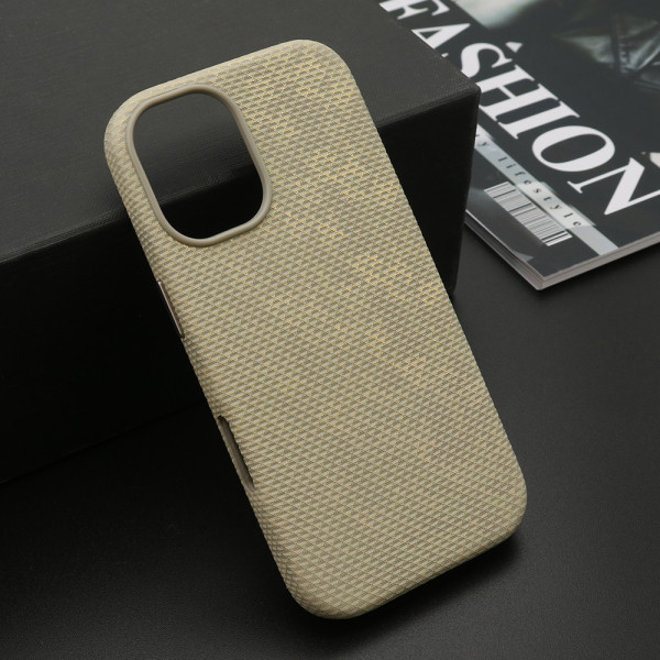 Futrola WOVEN TOUCH MagSafe za iPhone 17 (6.3) siva