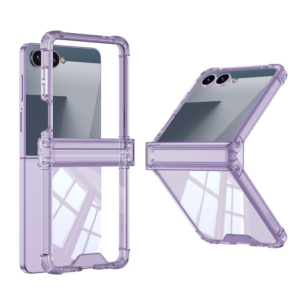 Futrola LINES II za Samsung F776B Galaxy Z Flip 8 5G ljubicasta (GKK case)