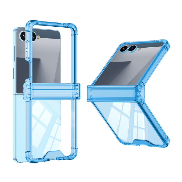 Futrola LINES II za Samsung F776B Galaxy Z Flip 8 5G plava (GKK case)