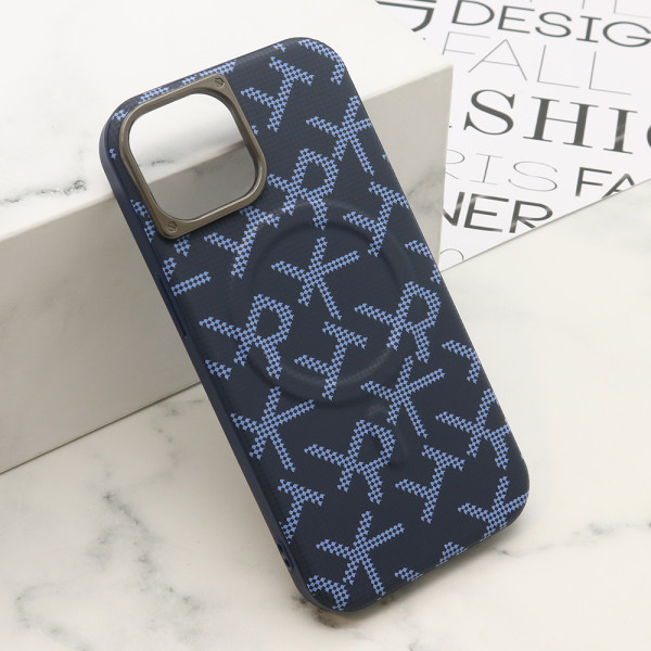 Futrola MONOGRAM MagSafe za iPhone 15 (6.1) plava