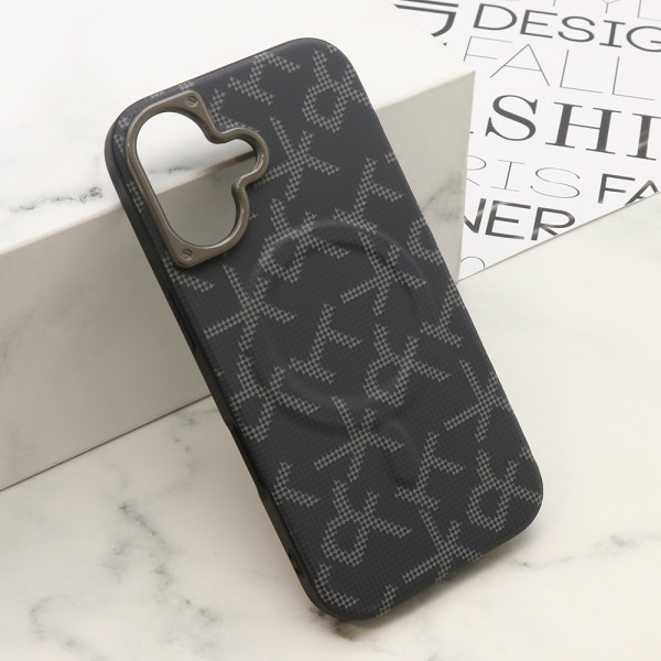 Futrola MONOGRAM MagSafe za iPhone 16 (6.1) crna