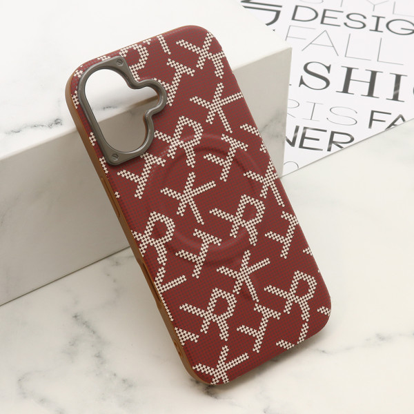 Futrola MONOGRAM MagSafe za iPhone 16 (6.1) crvena