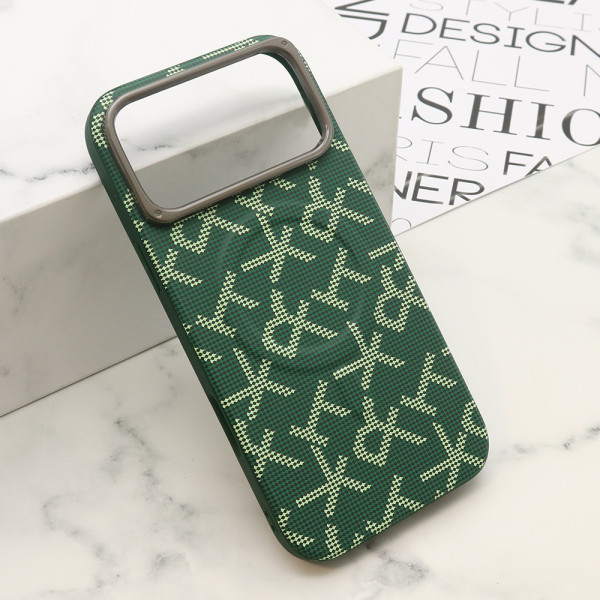 Futrola MONOGRAM MagSafe za iPhone 17 Pro Max (6.9) zelena