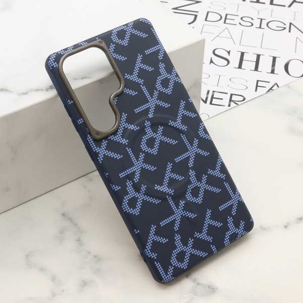Futrola MONOGRAM MagSafe za Samsung S938B Galaxy S25 Ultra 5G plava