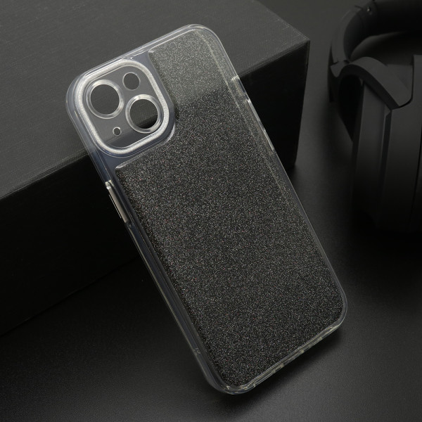 Futrola OMBRE GLITTER za iPhone 13 (6.1) crna