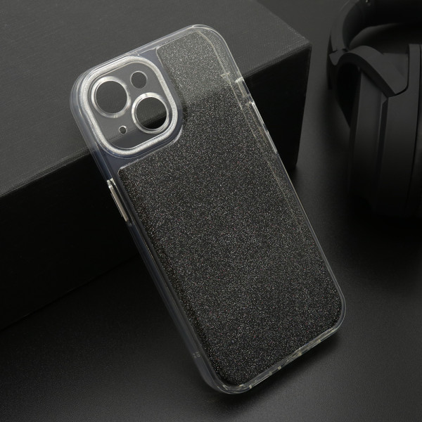 Futrola OMBRE GLITTER za iPhone 15 (6.1) crna