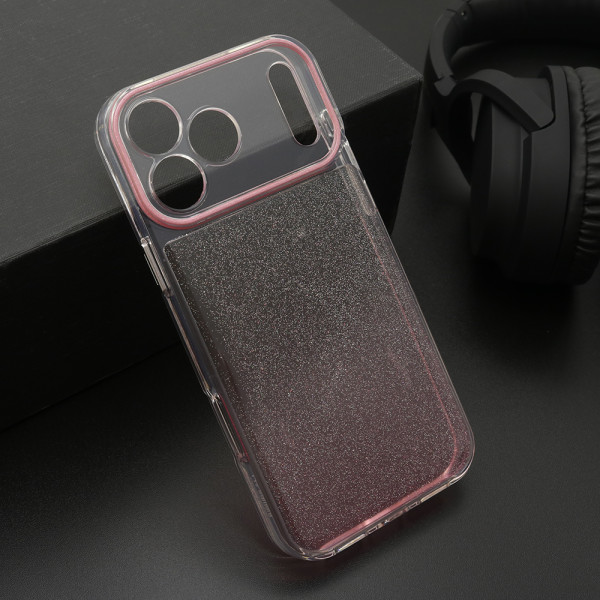 Futrola OMBRE GLITTER za iPhone 17 Pro Max (6.9) roze