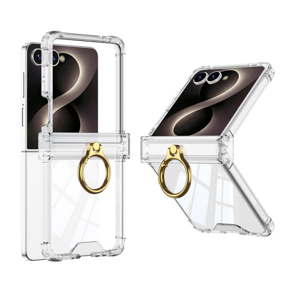 Futrola RING LINES II za Samsung F776B Galaxy Z Flip 8 5G providna (GKK case)