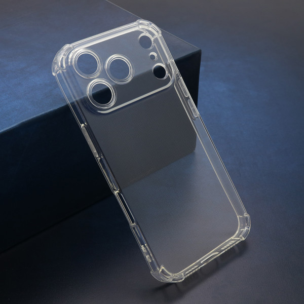 Futrola silikon CRASHPROOF za iPhone 17 Pro (6.3) providna (small camera)