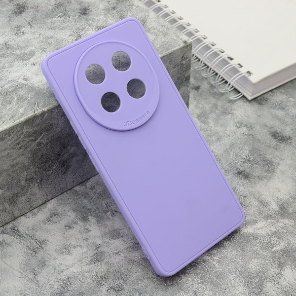 Futrola Soft 3D camera za Honor X9C/Magic 7 lite ljubicasta