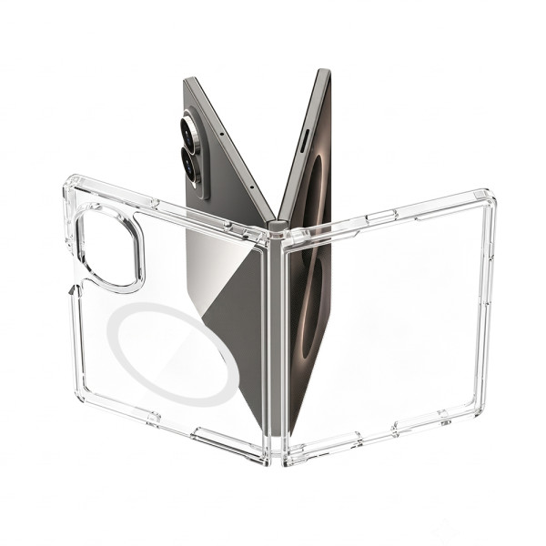 Futrola TRANSPARENT Z MagSafe za Samsung F971B Galaxy Z Fold 8 providna