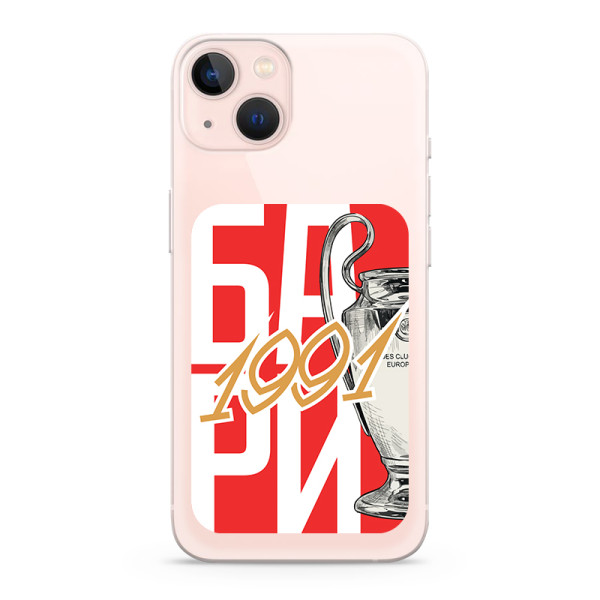 Futrola ULTRA TANKI PRINT CLEAR za iPhone 13 (6.1) ZF002