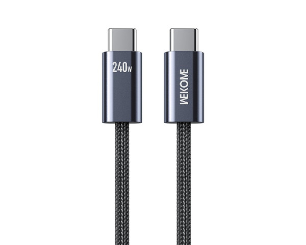 WEKOME Kabl 3.1 USB tip C MM 1m za Superbrzo punjenje 240W480Mbps, crni WDC-23