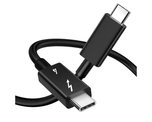 E-GREEN Kabl USB tip C MM Thunderbolt 440GbpsPD 8K60Hz 1m, crni
