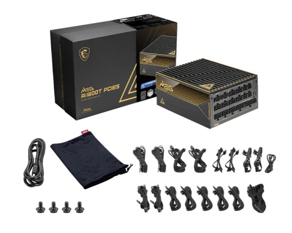 MSI MEG Ai1600T PCIE5 1600W napajanje 12Y