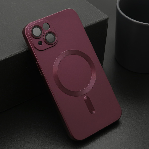 Futrola ELEGANT MAGSAFE za iPhone 13 (6.1) cherry red