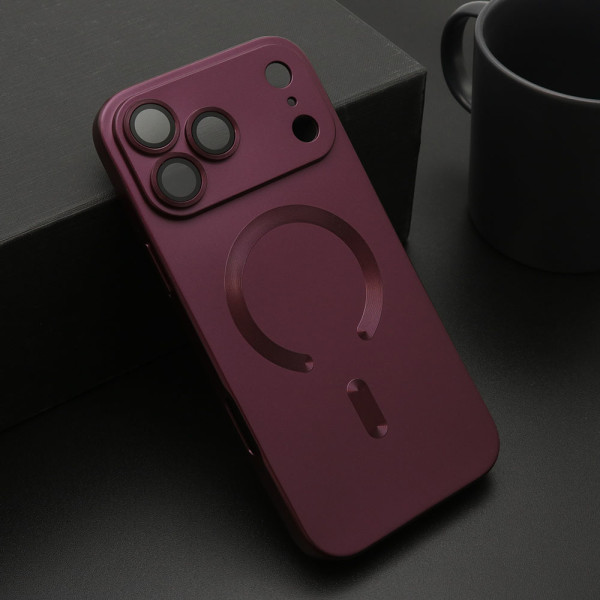 Futrola ELEGANT MAGSAFE za iPhone 17 Pro Max (6.9) cherry red