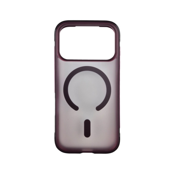 Silikonska futrola Magsafe Remix Iphone 18 Pro /17 Pro Cherry red