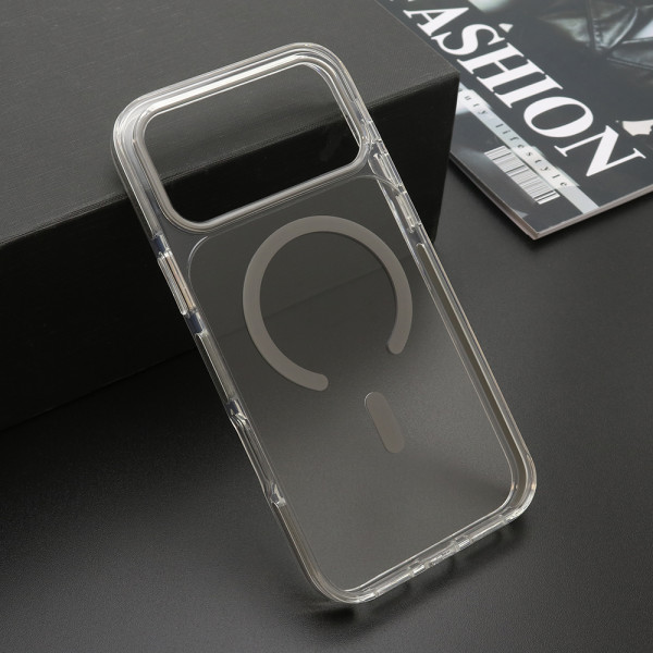 Futrola COLOR CLEAR MagSafe za iPhone 17 Pro Max (6.9)/iPhone 18 Pro Max (6.9) siva