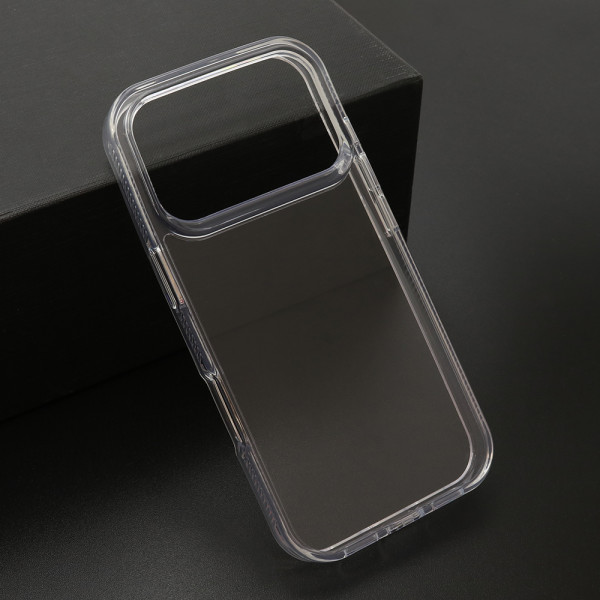 Futrola COLOR FRAME za iPhone 17 Pro (6.3)/iPhone 18 Pro (6.3) srebrna (providna)